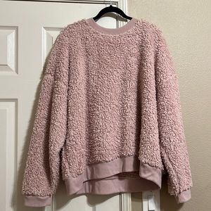 Secret Treasures Blush Fuzzy Sweater Size XL
